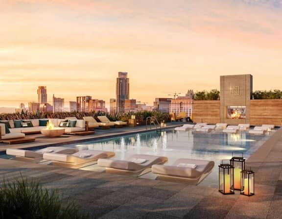 2BD Condo-Rainey St-Best views-RT Pool